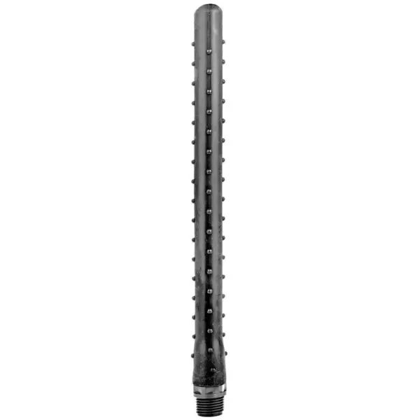 ALL BLACK - Ducha anal de silicona flexible de 27 cm