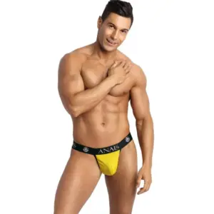 ANAIS MEN - Tokio Jock Strap M: Lencería Erótica Masculina en Color Amarillo