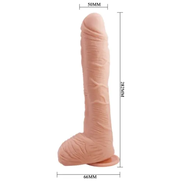 BAILE - Dildo Realista Curvado con Ventosa de 27 cm - Imagen 2