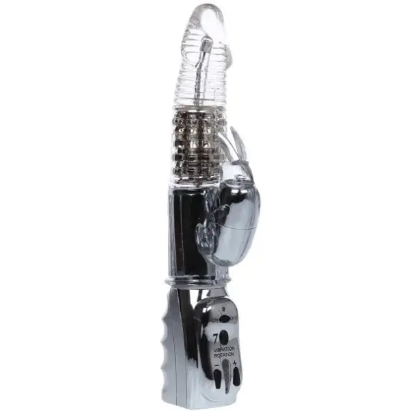 BAILE - Amour Missile Rotador Transparente 26.5 cm - Vibrador Multifuncional