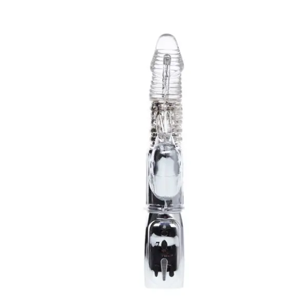 BAILE - Amour Missile Rotador Transparente 26.5 cm - Vibrador Multifuncional - Imagen 4