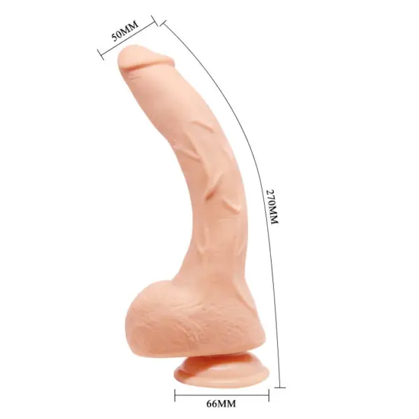 Pretty Love - Consolador curvado de 26 cm con ventosa - Imagen 6