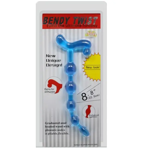 Bendy Twist - Bolas Anales Azules para un Placer Único - Imagen 2