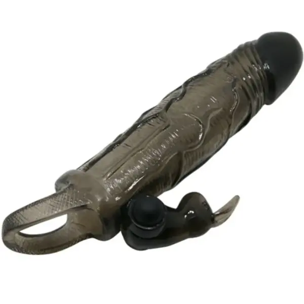 Brave Man - Funda Realística Pene con Rabbit 16.5 cm Negro - Imagen 4