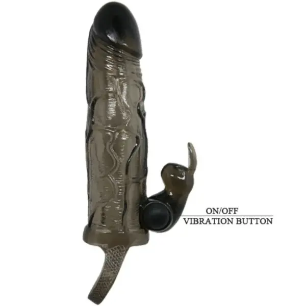 Brave Man - Funda Realística Pene con Rabbit 16.5 cm Negro - Imagen 6