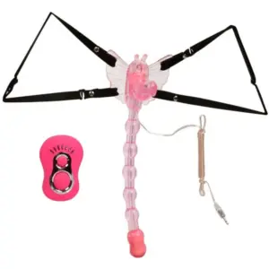 BAILE - Butterfly Strap On: Vibrador de Mariposa para Placer Múltiple
