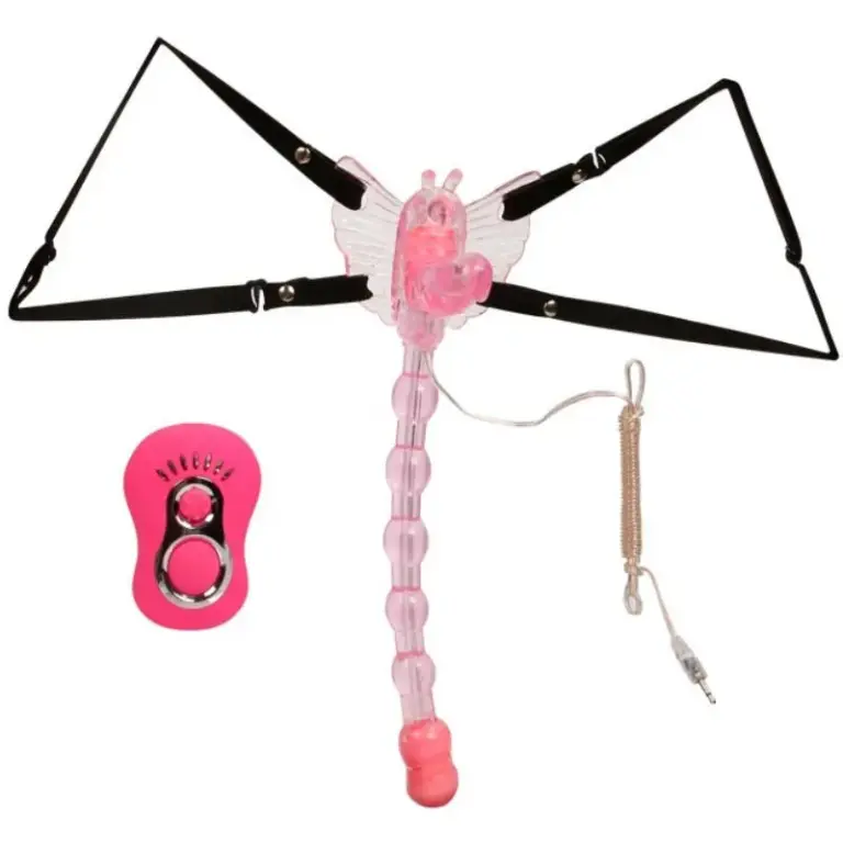 BAILE - Butterfly Strap On: Vibrador de Mariposa para Placer Múltiple