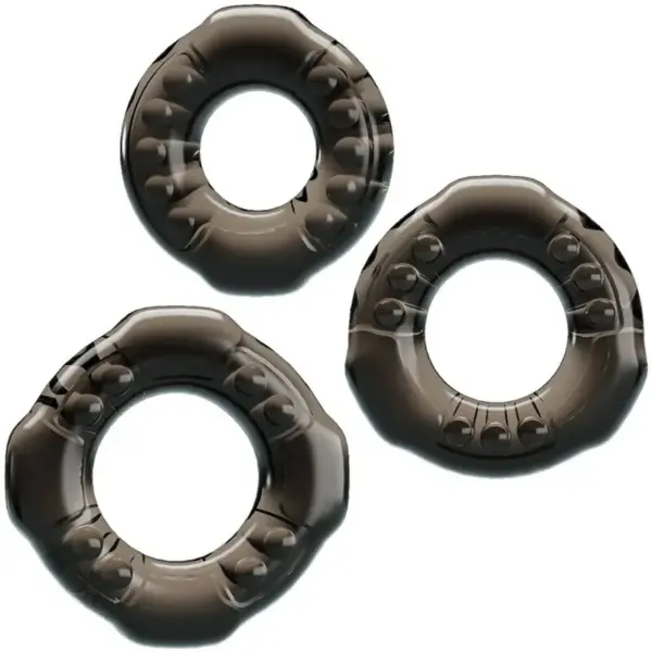 Pretty Love - Baile Cock Rings Yvonne Set 3 Anillos Pene