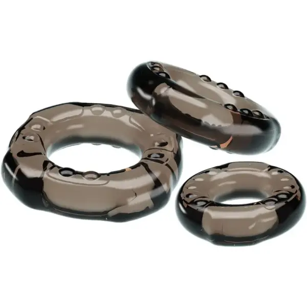 Pretty Love - Baile Cock Rings Yvonne Set 3 Anillos Pene - Imagen 2