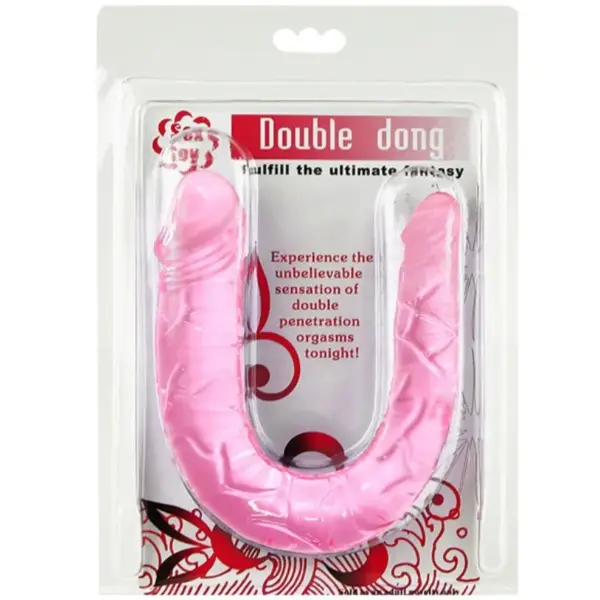 BAILE - Double Dong Dildo Doble Rosa para Placer Compartido - Imagen 5