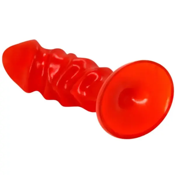 BAILE - Plug Anal Unisex con Ventosa Rojo - Imagen 5