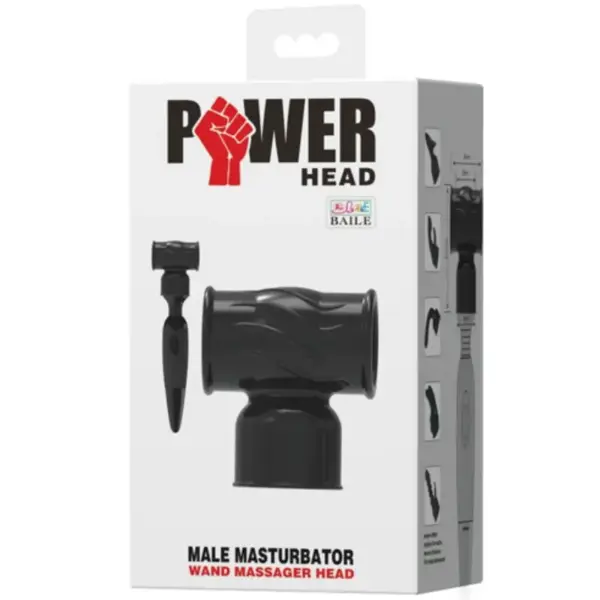 Baile - Power Head Cabezal Intercambiable para Masajeador Masculino - Imagen 5