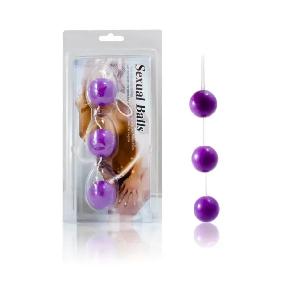 BAILE - Tira bolas anales lilas ABS