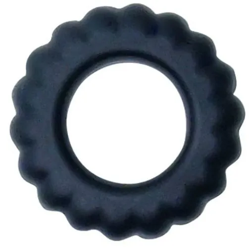 Titan Cockring Black 2 cm - Anillo de Sujeción para Placer Intenso