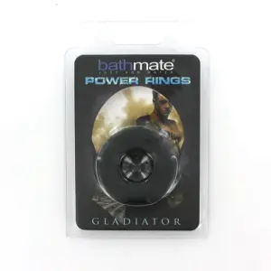 Bathmate - Anillo pene Gladiator negro para erecciones duraderas