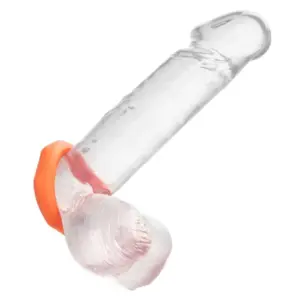 Calexotics - Alpha Sexagon Ring Naranja para Placer Superior