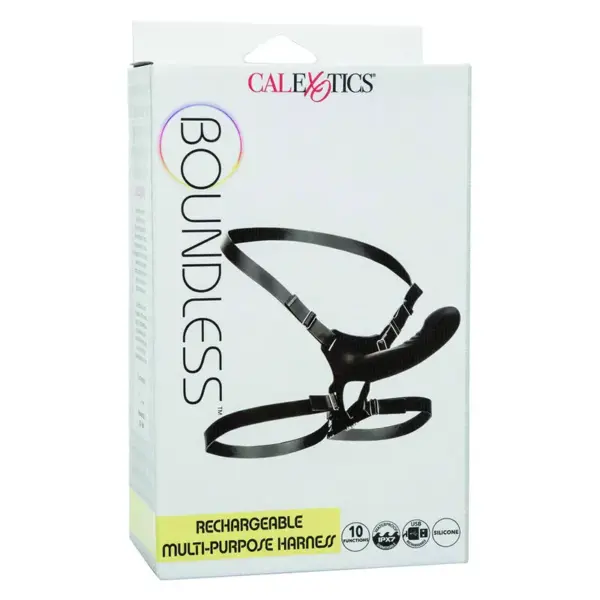 CalExotics - Boundless Arnés Recargable Multiposición para Placer Sin Límites - Imagen 11