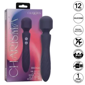 CALEXOTICS - Charisma Mystique masajeador doble motor morado