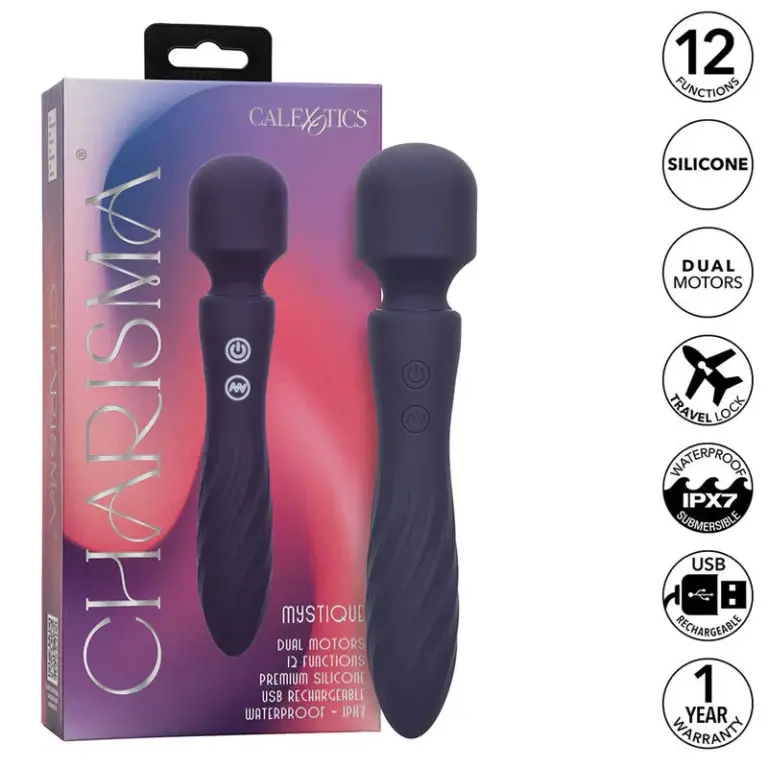 CALEXOTICS - Charisma Mystique masajeador doble motor morado