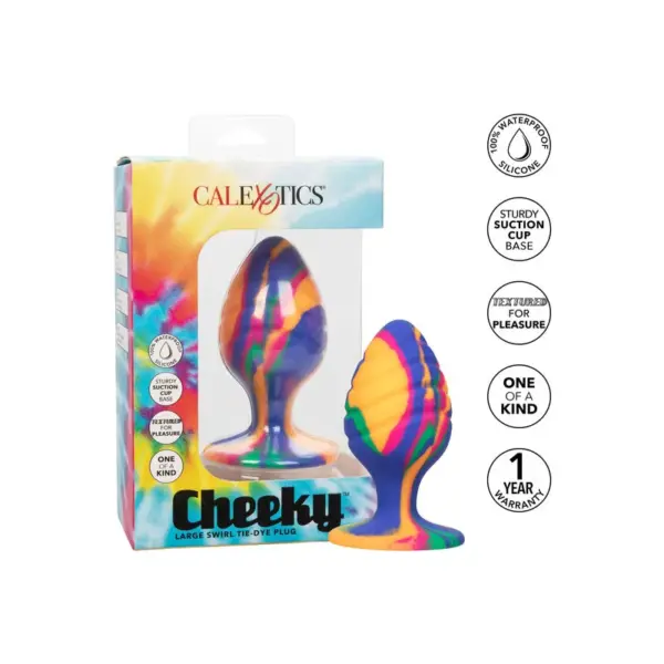CALEXOTICS - Cheeky Large Swirl Plug Anal para Placer Intenso - Imagen 3