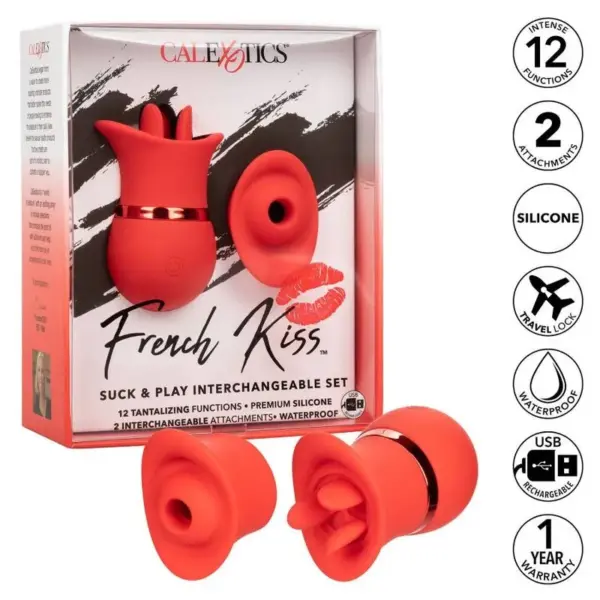 CALEXOTICS - French Kiss Suck & Play Set: Doble el Placer - Imagen 2