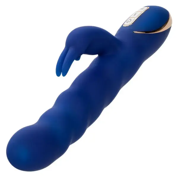 CALEXOTICS - Jack Vibrador Rabbit con Movimiento de Ondas Azul - Imagen 4