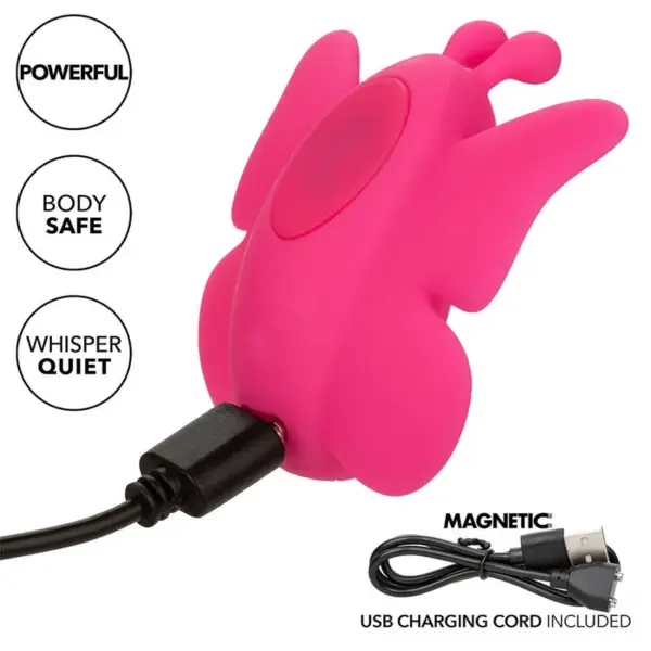 CALEXOTICS - Neon Vibes The Flutter Vibe Estimulador 10 Vibraciones Rosa - Imagen 9