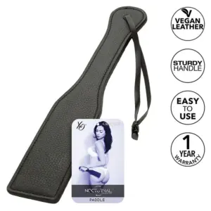 CALEXOTICS - Paleta Nocturnal de Cuero Negro para BDSM