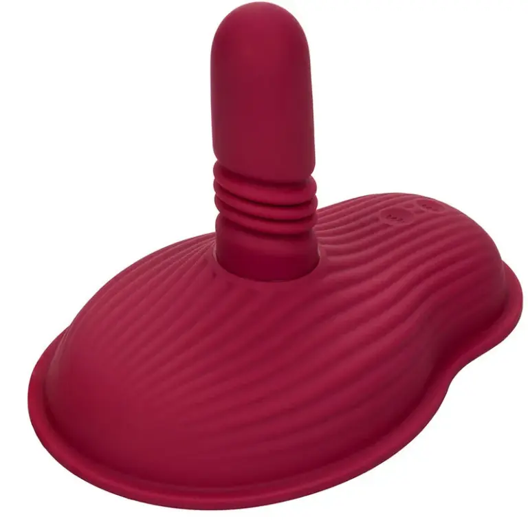 CalExotics - Rider Masajeador Doble Motor Control Remoto Rojo para Placer Personalizado