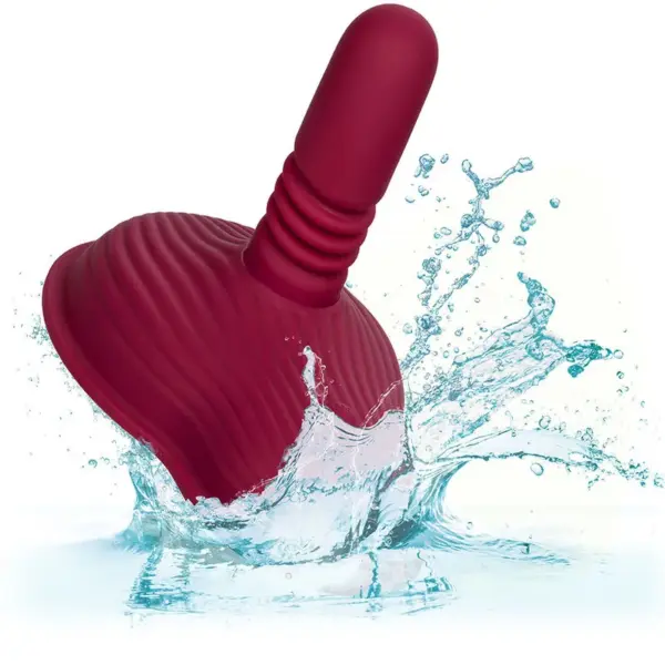 CalExotics - Rider Masajeador Doble Motor Control Remoto Rojo para Placer Personalizado - Imagen 12