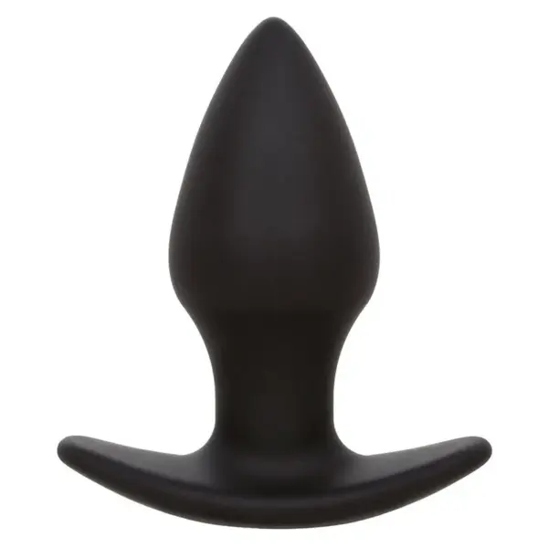 CALEXOTICS - Rock Bottom Perfect Plug Anal 10 Vibraciones Silicona Negro - Imagen 2