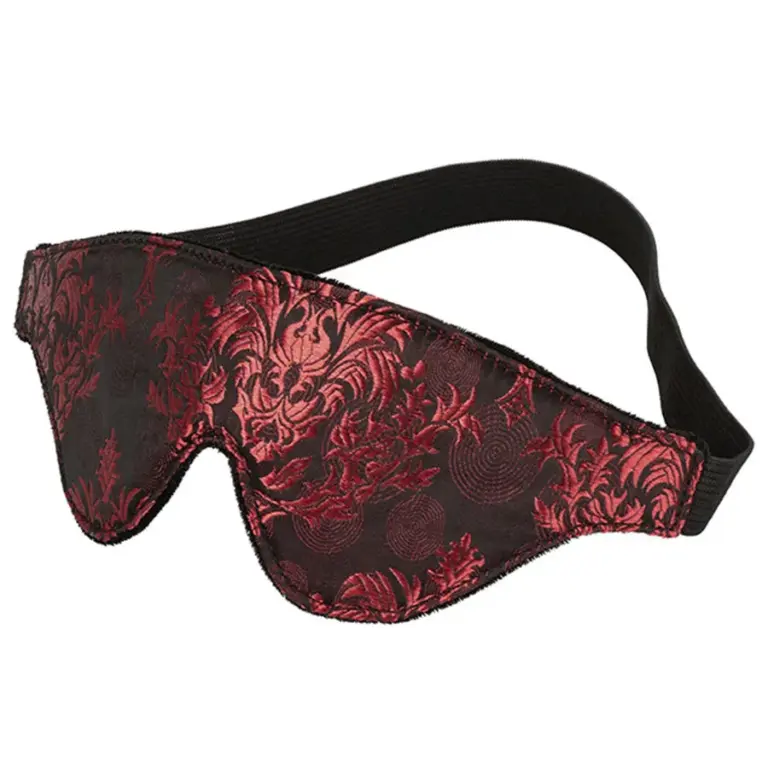 CalExotics - Scandal Antifaz Opaco Detalles Rojo