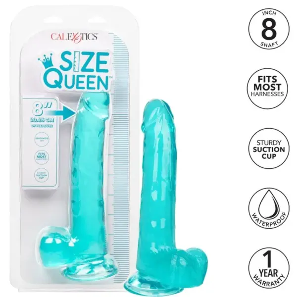 CALEXOTICS - Dildo Azul de 20.3 cm para Placer Realista - Imagen 2