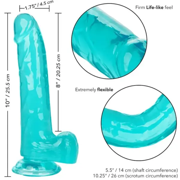 CALEXOTICS - Dildo Azul de 20.3 cm para Placer Realista - Imagen 6