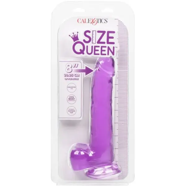 CALEXOTICS - Size Queen Dildo Lila de 20.3 cm para Placer Infinito - Imagen 7
