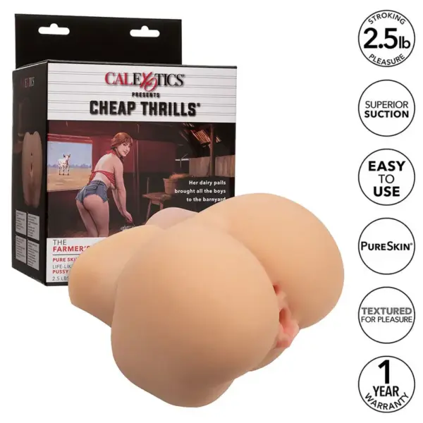 CALEXOTICS - The Farmer's Daughter Doble Masturbador Realístico Natural