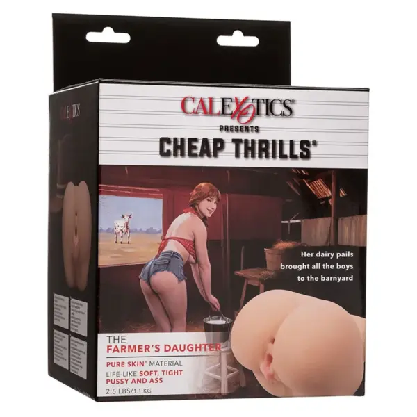 CALEXOTICS - The Farmer's Daughter Doble Masturbador Realístico Natural - Imagen 9