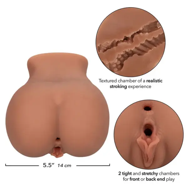 CALEXOTICS - The Roller Babe Doble Masturbador Realístico Natural para Placer Intenso - Imagen 8