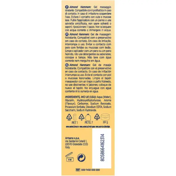 CONTROL - Gel de Masaje 3 en 1 con Aroma a Leche de Almendras 200 ml - Imagen 2