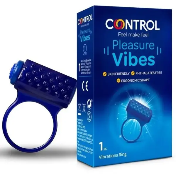CONTROL - PLEASURE VIBES Anillo Vibrador para Placer en Pareja