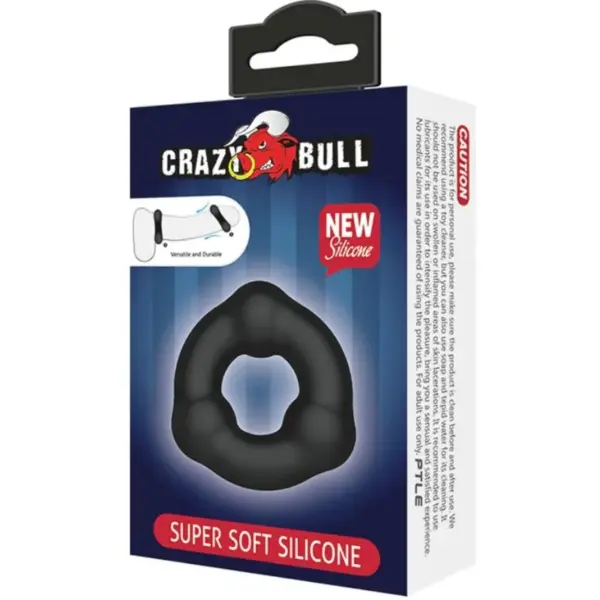 Crazy Bull - Anillo Silicona Super Suave con Nódulos - Imagen 5