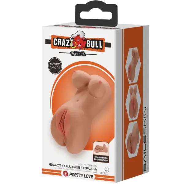 CRAZY BULL - Hannah Masturbador Doble Vagina & Ano Realístico Mulato - Imagen 5