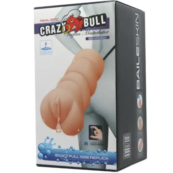 CRAZY BULL - Masturbador Water Skin Modelo Vagina 3: Placer Realista para Hombres - Imagen 7