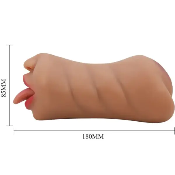 CRAZY BULL - Masturbador Doble Boca & Vagina Natural para Hombres - Imagen 5
