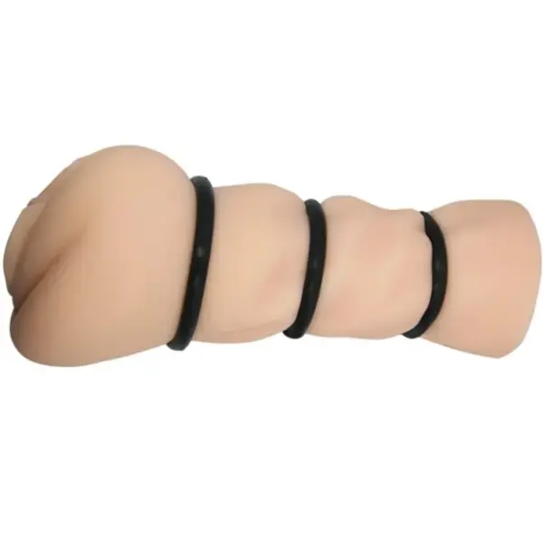 CRAZY BULL - Vagina Masturbador con Anillos para Hombres - Imagen 3