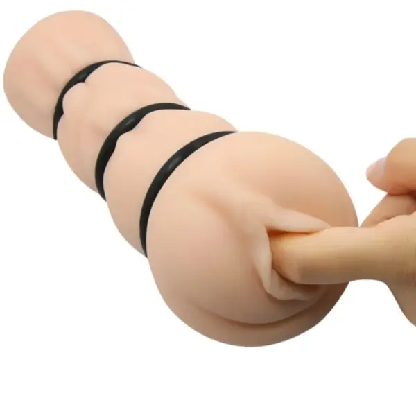 CRAZY BULL - Vagina Masturbador con Anillos para Hombres - Imagen 4