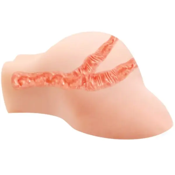 Crazy Bull - Vagina y ano con malla realista y vibración - Imagen 4
