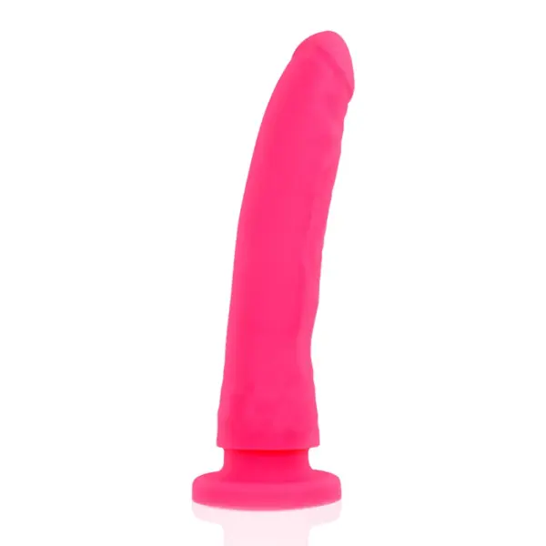 DELTA CLUB - Dildo y Arnés Rosa de Silicona Médica 20 cm - Imagen 4