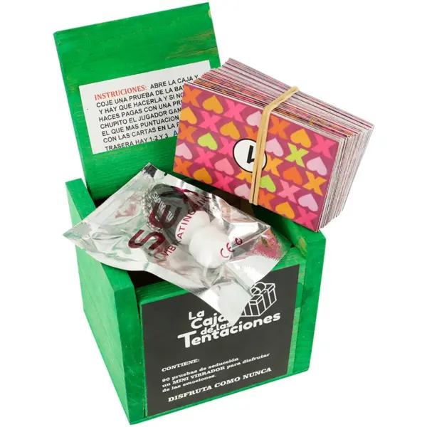 Diablo Picante - Juego La Caja de las Tentaciones con Mini Vibrador - Imagen 2