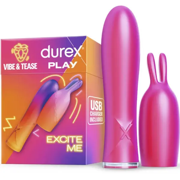 DUREX - Vibrador Rabbit Vibe & Tease para Placer Infinito